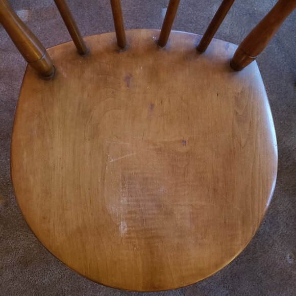 Stickley Wooden Swivel Side Chair / Piano Chair - Picture 4 of 11